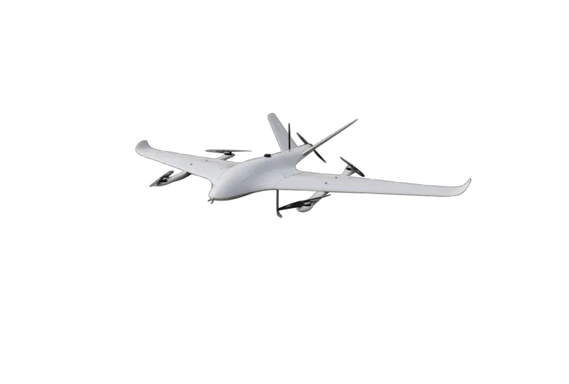 Drone de asa fixa (VTOL) de elevação vertical elétrica de 15kg