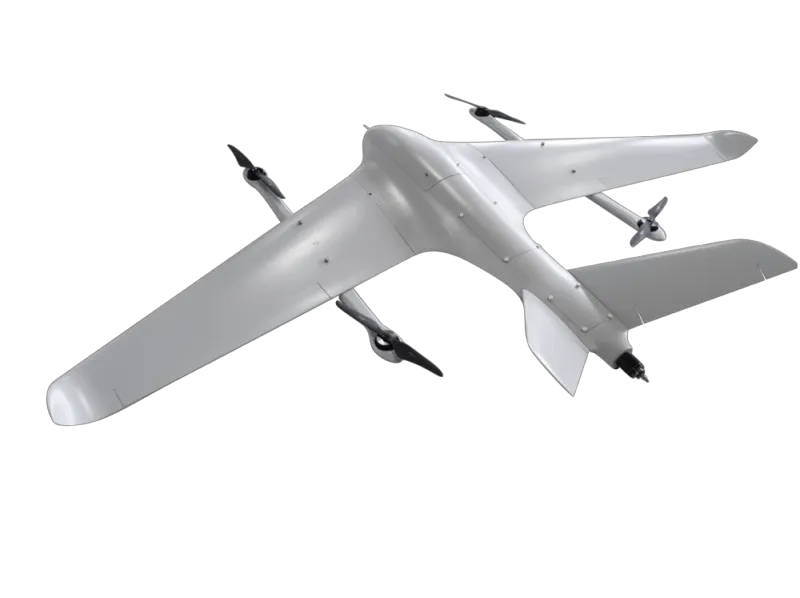 Drone de asa fixa (VTOL) de elevação vertical elétrica de 15kg