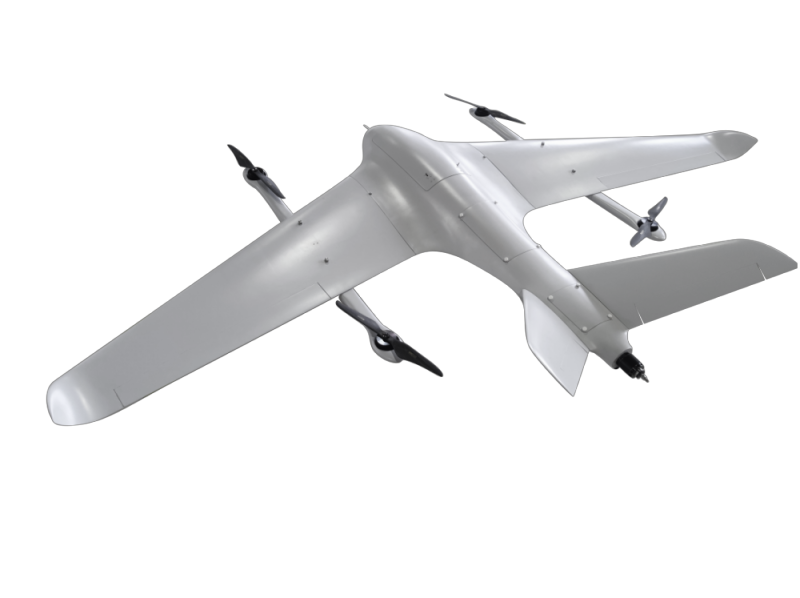 15 kg elektrische Vertikallift-Starrflügeldrohne (VTOL).