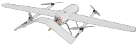 UAV ปีกคงที่แบบยกแนวตั้งขับเคลื่อนด้วยน้ำมัน 50 กก. (วีทีโอแอล)