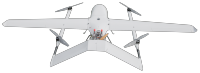UAV ปีกคงที่แบบยกแนวตั้งขับเคลื่อนด้วยน้ำมัน 50 กก. (วีทีโอแอล)