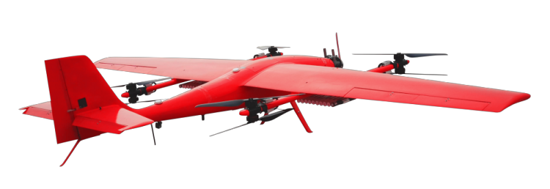 180kg Oil Powered Vertical Lift Fixed Wing (VTOL) UAV