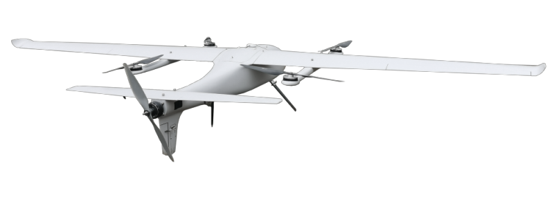 25kg Electric Vertical Lift Fixed Wing (VTOL) Drone