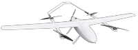 20kg Electric Vertical Lift Fixed Wing (VTOL) Drone