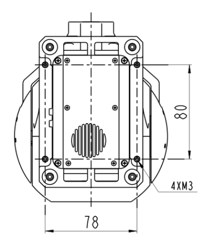 Laser ranging three axis 3-axis gimbal pod