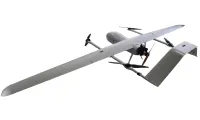 Oil-electric hybrid compound wing UAV
