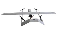 Oil-electric hybrid compound wing UAV