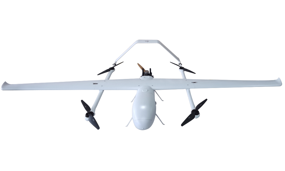 Oil-electric hybrid UAV