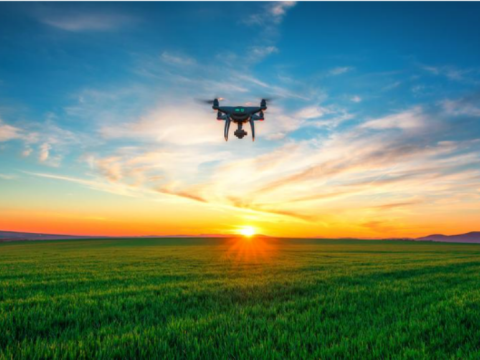 Drohnen unterstützen die moderne landwirtschaftliche Produktion