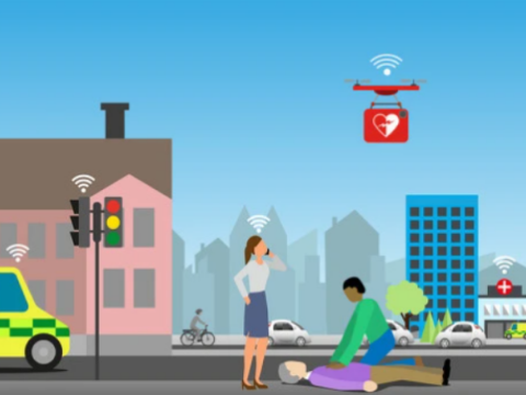 Race tegen de klok - de toepassing van drones op het gebied van medische redding