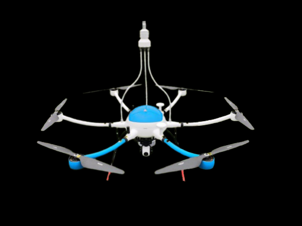 Multi-rotor weather detection drone