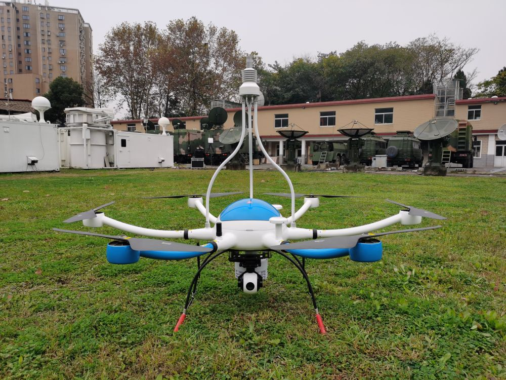 Multi-rotor traffic weather monitoring drone