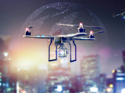 I droni multirotore per la sorveglianza di sicurezza aumentano la sicurezza del traffico aereo urbano