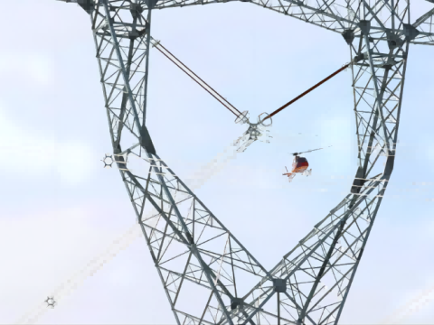 Le ispezioni delle linee elettriche con droni pianificano autonomamente i percorsi