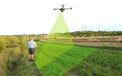 Application of electric drones in agriculture
