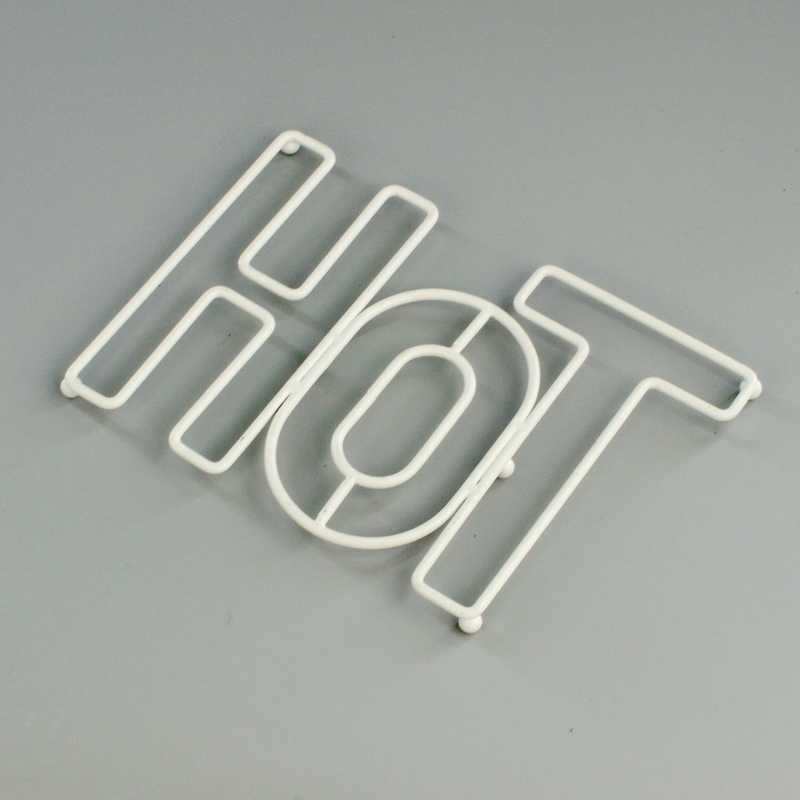 Salvamanteles decorativos de metal para cocina para platos calientes