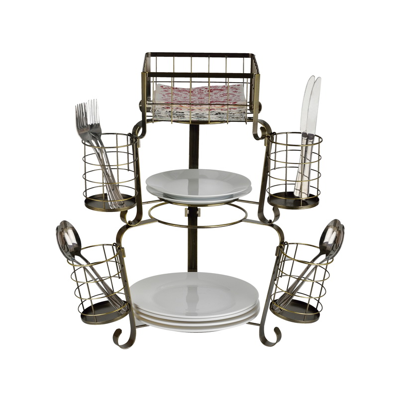 3-Tier Detachable Tabletop Buffet Organizer