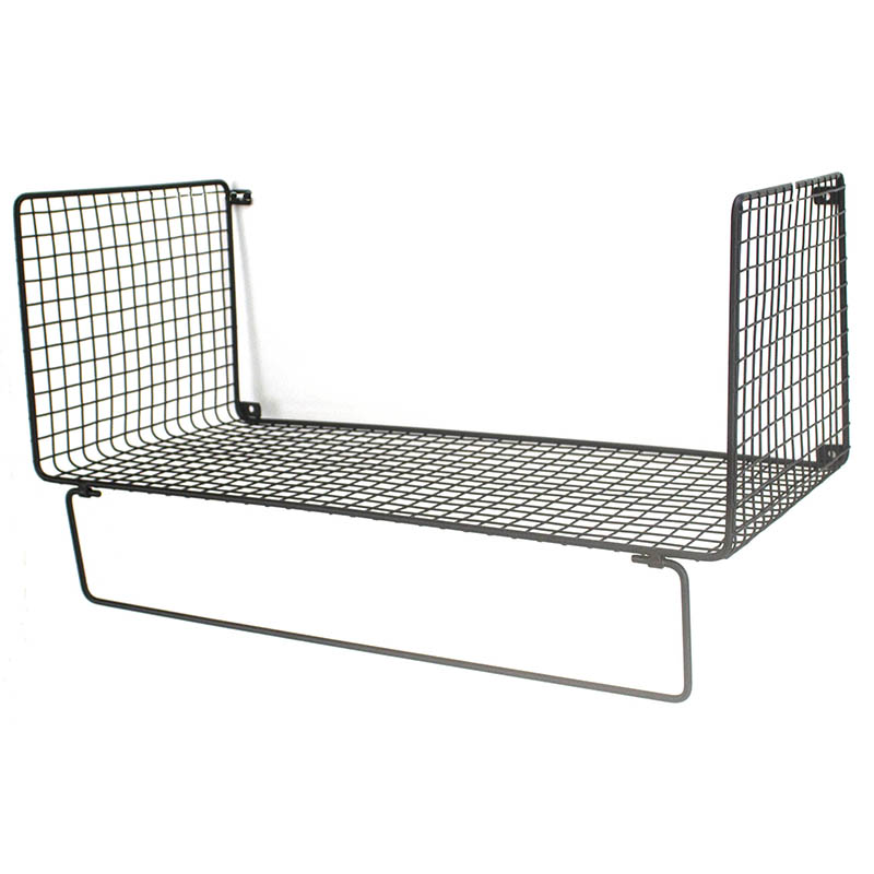 Wall Mounted Bathroom Towel Storage Shelves And Racks