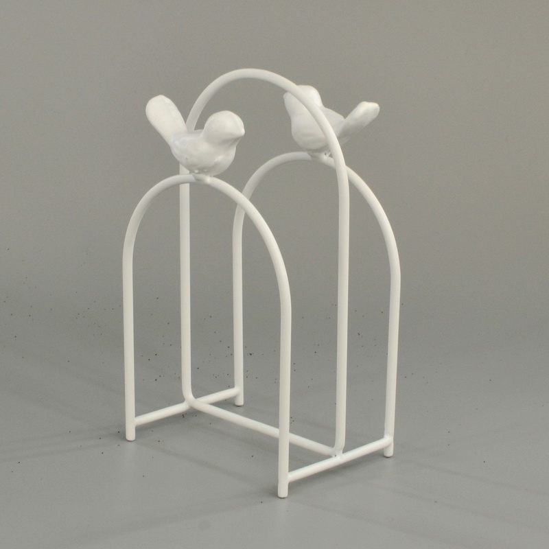 Servilletero de granja blanco