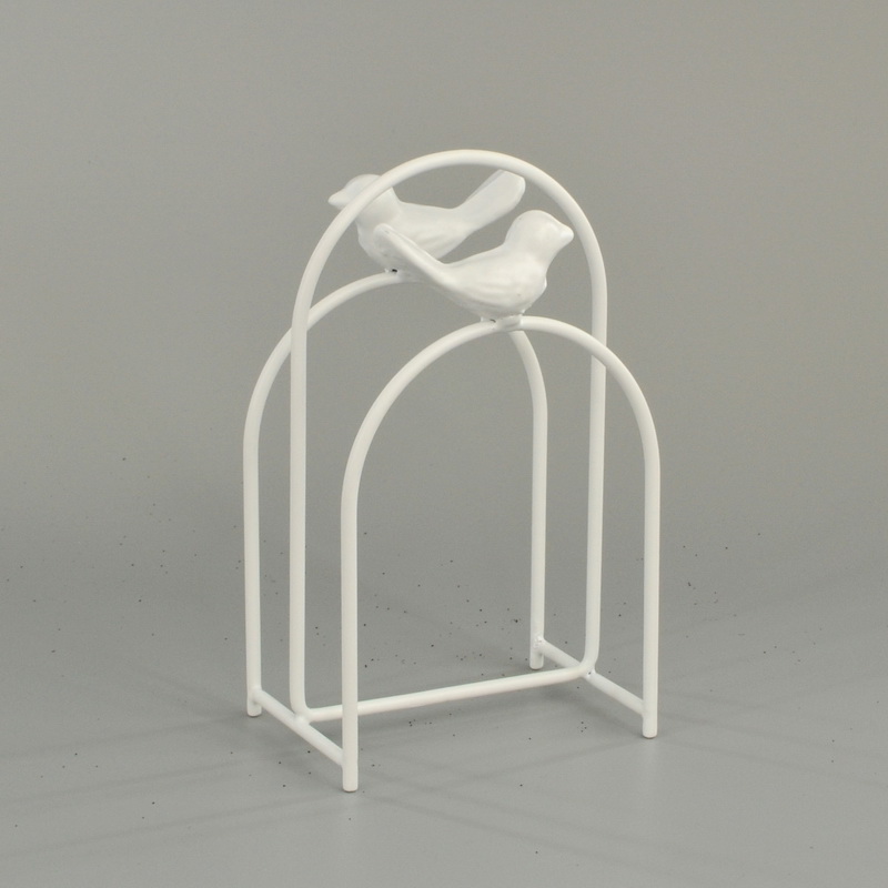 Servilletero de granja blanco