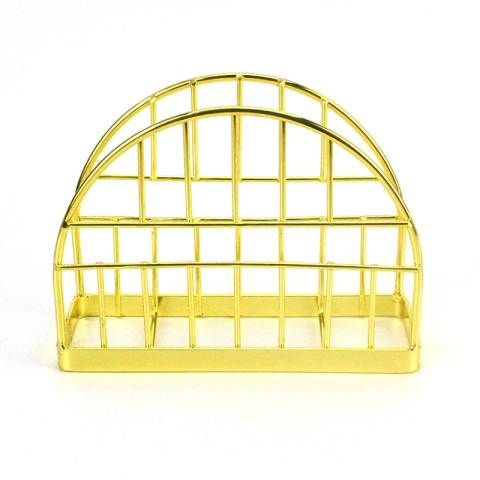 Arany dekoratív drótszalvétatartó