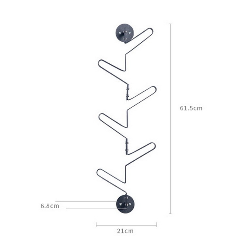 Wall Mounted Coat And Hat Hook Rack