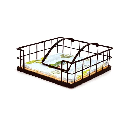 Porte-serviettes en bois rustique simple