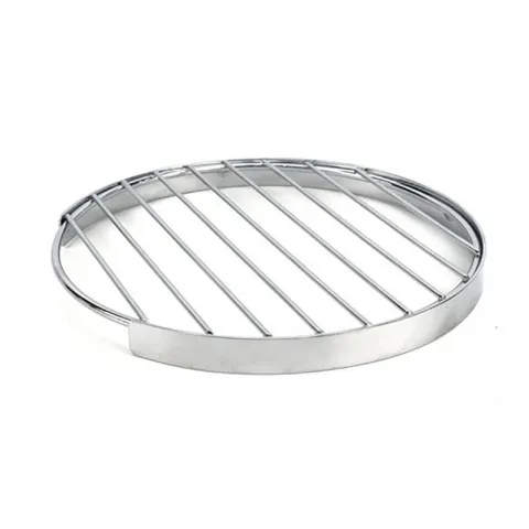 Plateau de dessous de plat en argent de Noël