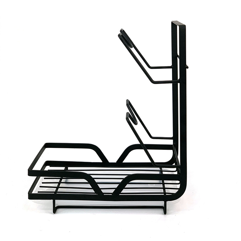 Kitchen Countertop Spatula Rack And Pot Cover Rack