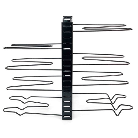 Estante organizador de ollas y sartenes ajustable