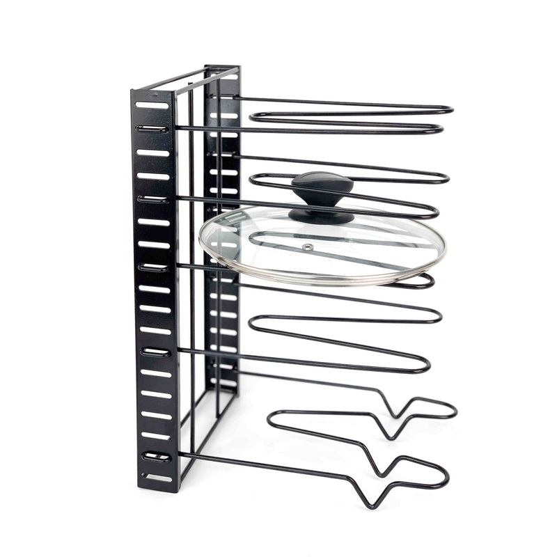 Adjustable Pots And Pans Organizer Rack
