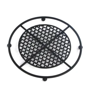 Grands dessous de plat ronds en maille pour casseroles chaudes