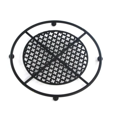 Grands dessous de plat ronds en maille pour casseroles chaudes