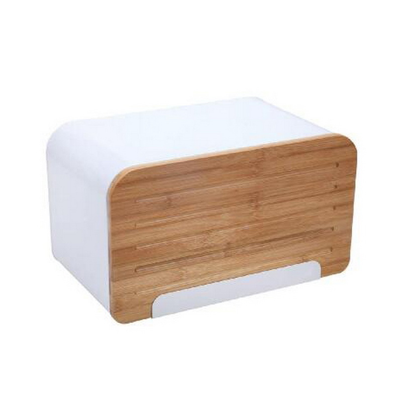 Bamboo Front-Opening Bread Box