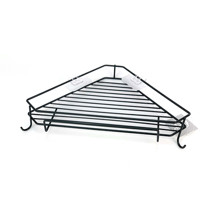 Simple Bath Cormer Shelf With J Hook