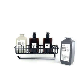 Colgador de toallas de almacenamiento de ba?o autoadhesivo