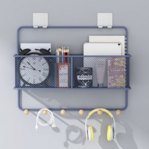 Colgador de bolas de madera para ba?o de malla para champú