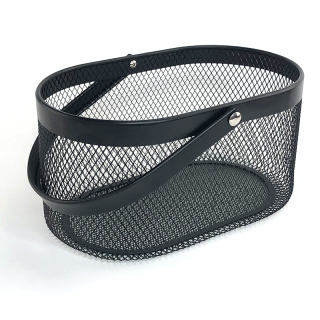 Organizador de cestas de almacenamiento de juguetes de malla para exteriores con asa