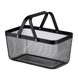 Organizador de cestas de almacenamiento de juguetes de malla para exteriores con asa