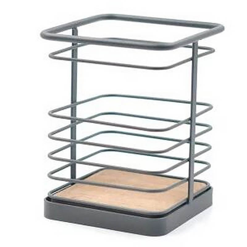 Portatenedores con base de madera para cocina Portatenedores con base de madera para cocina