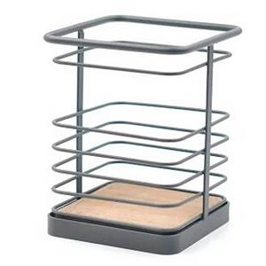 Pemegang Garpu Dengan Dasar Kayu Untuk Dapur