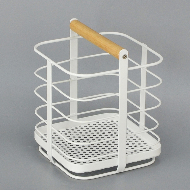 Soporte de madera para cuchara, tenedor y cuchillo