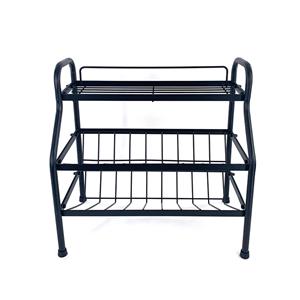3 Tier Black Kitchen Standing Storage Organizer