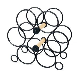 Round Wire Wine Rack Bottle Storage Organizer