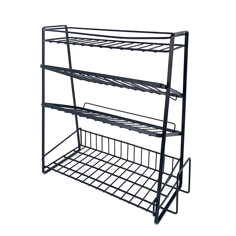 4 Tier Multifunctional Storage Racks With Cutting Board