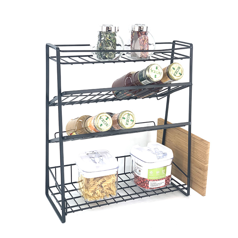 4 Tier Multifunctional Storage Racks With Cutting Board