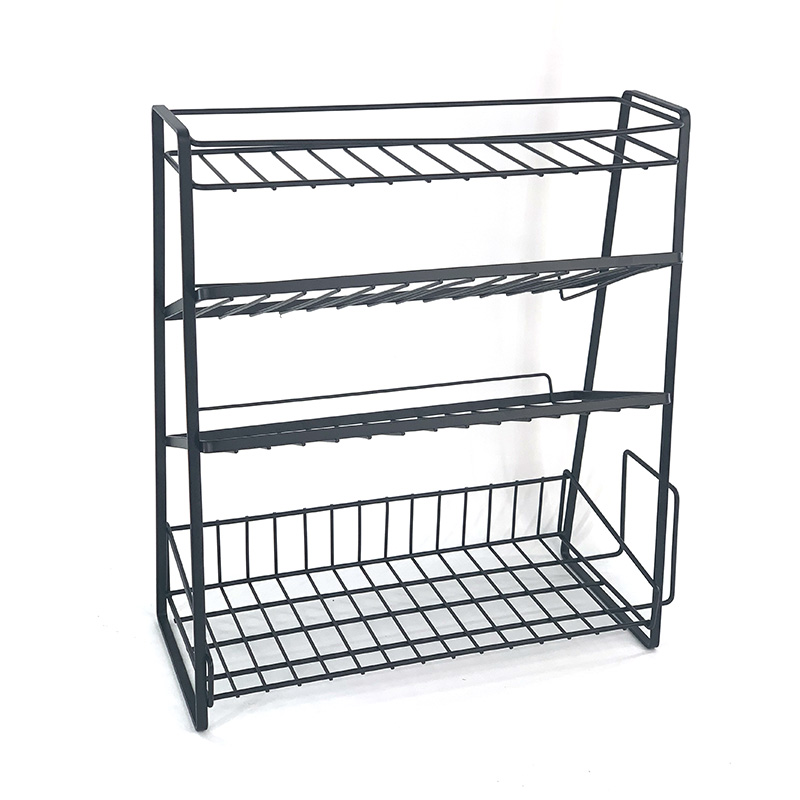 4 Tier Multifunctional Storage Racks With Cutting Board