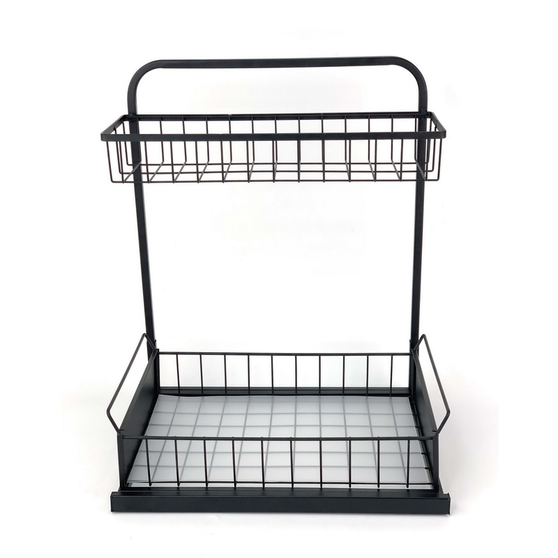 2-Tier Kitchen Organizers With Storage Drawer