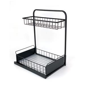 Penyelenggara Dapur 2 Tingkat Dengan Laci Penyimpanan