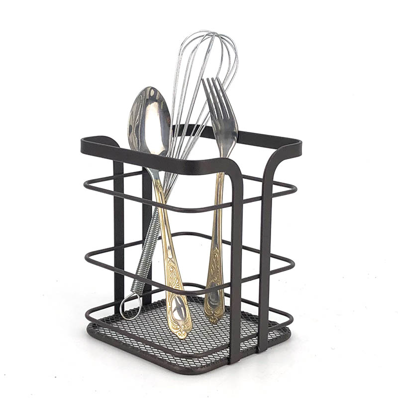 Black Wire Spoon Utensil Holder